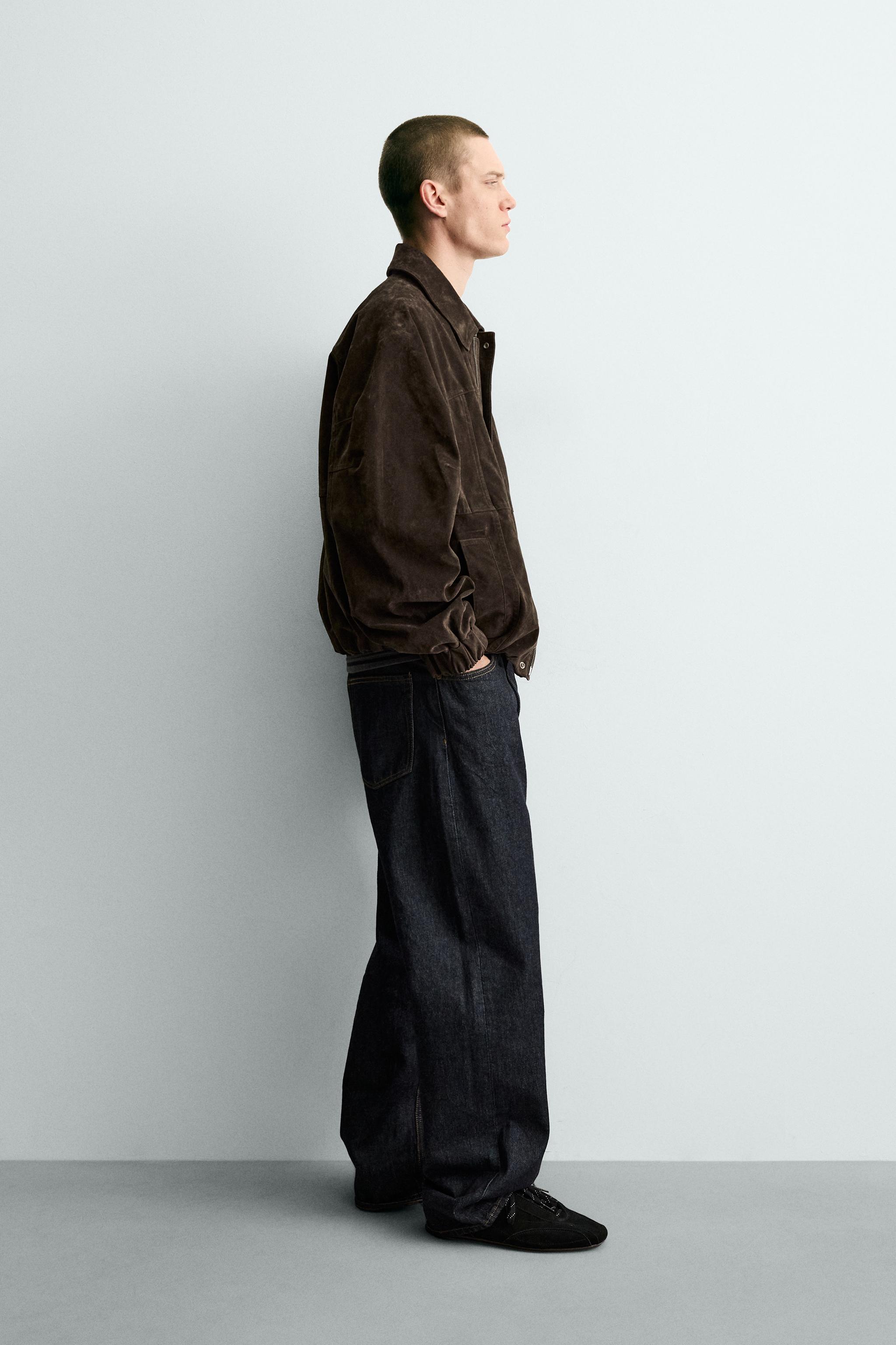 フェイクスエードジャケット - ブラウン | ZARA Japan / 日本