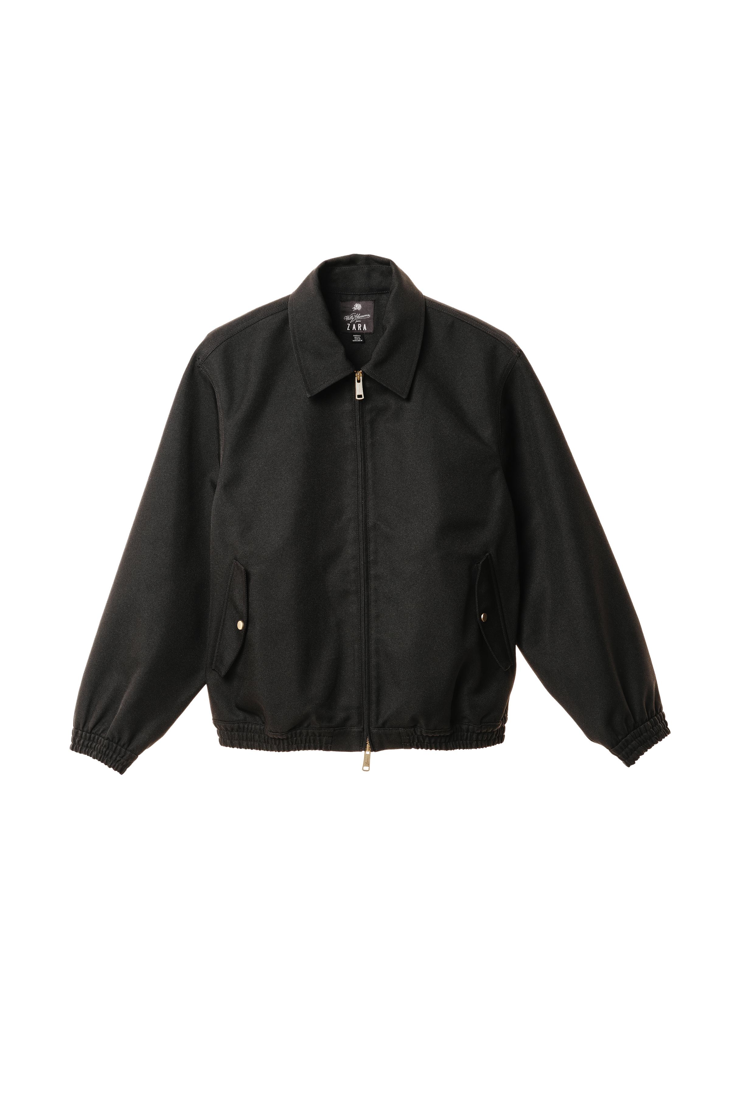 Willy chavaria x Zara テクスチャーボンバージャケット WILLY CHAVARRIA X ZARA TEXTURED BOMBER JACKET - Black | ZARA