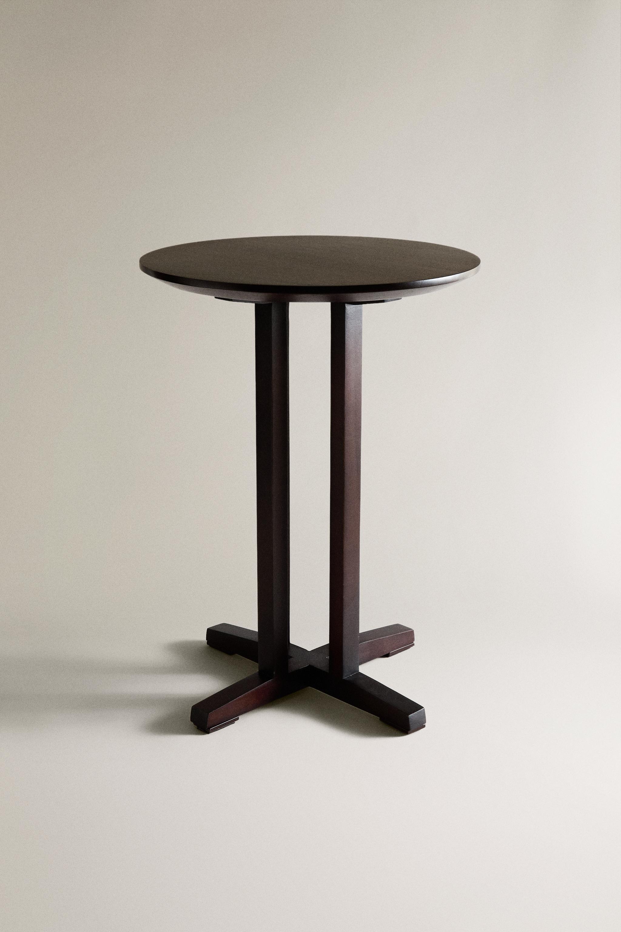 ラウンドサイドテーブル - ブラウン | ZARA Japan / 日本