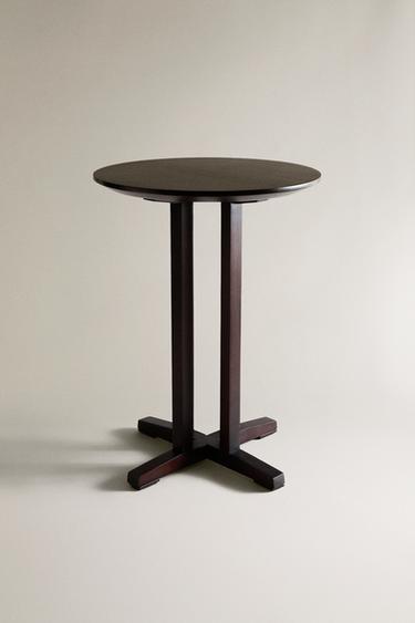 ΣΤΡΟΓΓΥΛΟ ΒΟΗΘΗΤΙΚΟ ΤΡΑΠΕΖΙ - Καφέ του Zara - Εικόνα 0