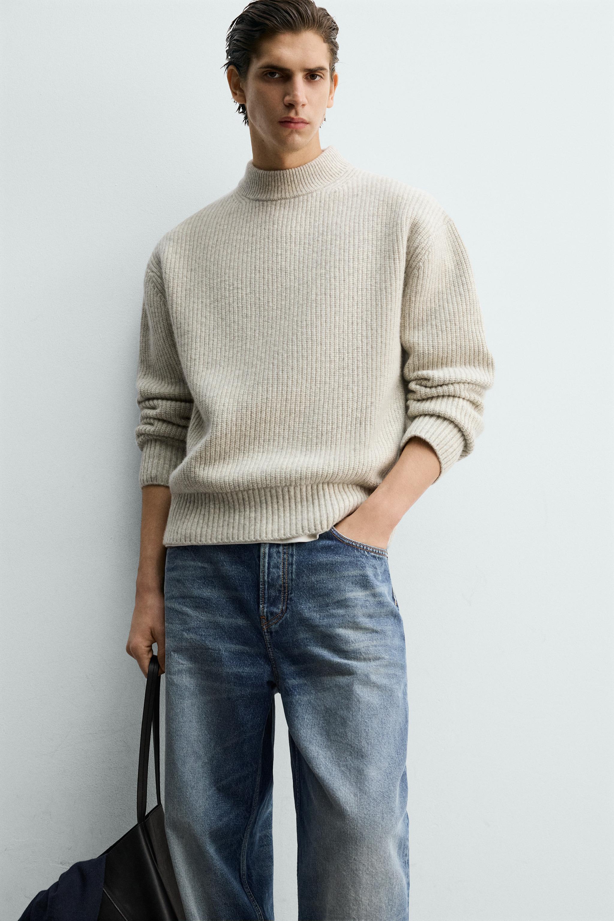 WOOL BLEND TEXTURED JUMPER