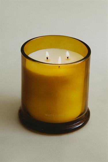 (500 G) BOUGIE PARFUMÉE WHITE LOTUS - Rouge soutenu de Zara - Image 5