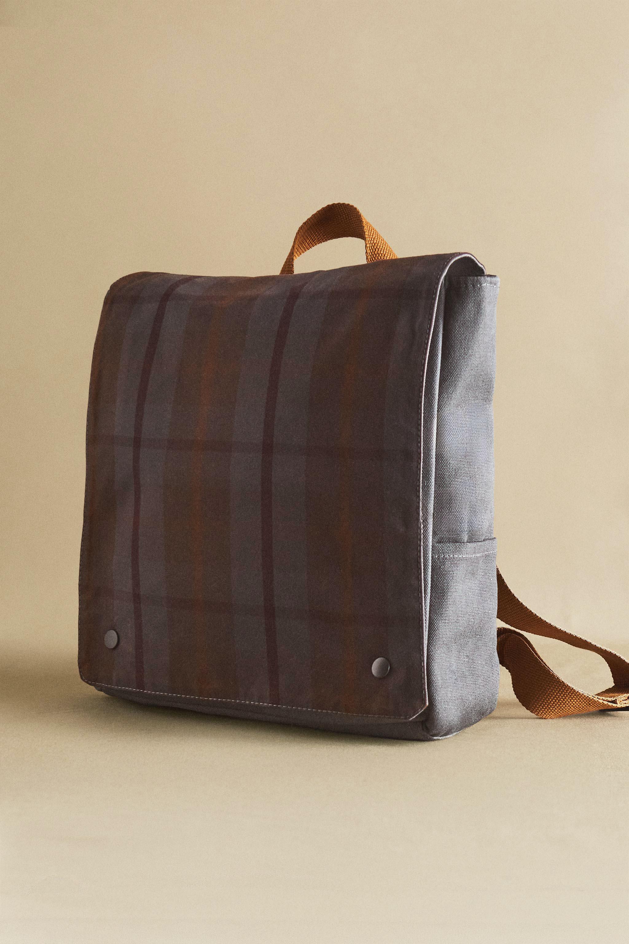 CHILDREN'S TARTAN CHECK BACKPACK