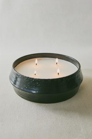 (780 G) AMBER VANILLA SCENTED CANDLE - stone by Zara - Image 4
