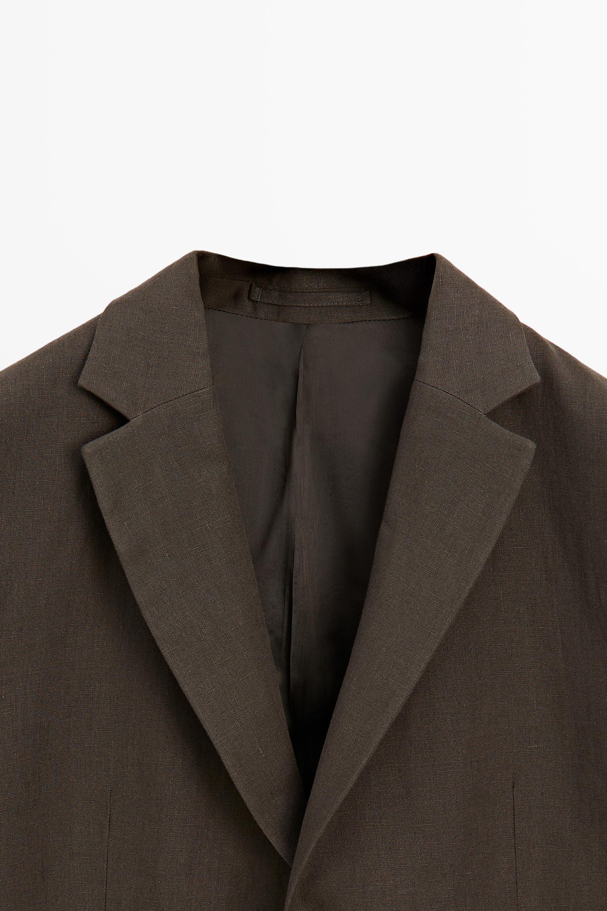 Linen suit blazer