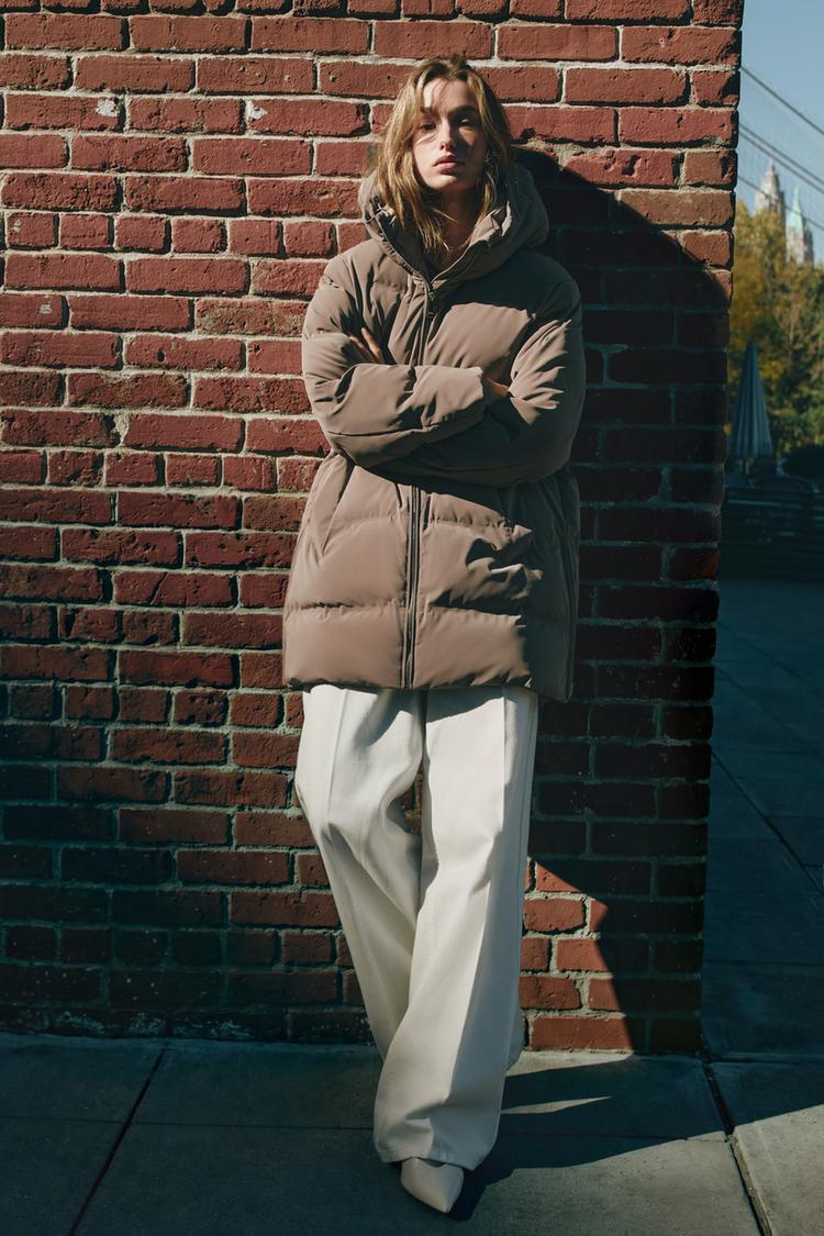 Anorak engomado capucha windproof