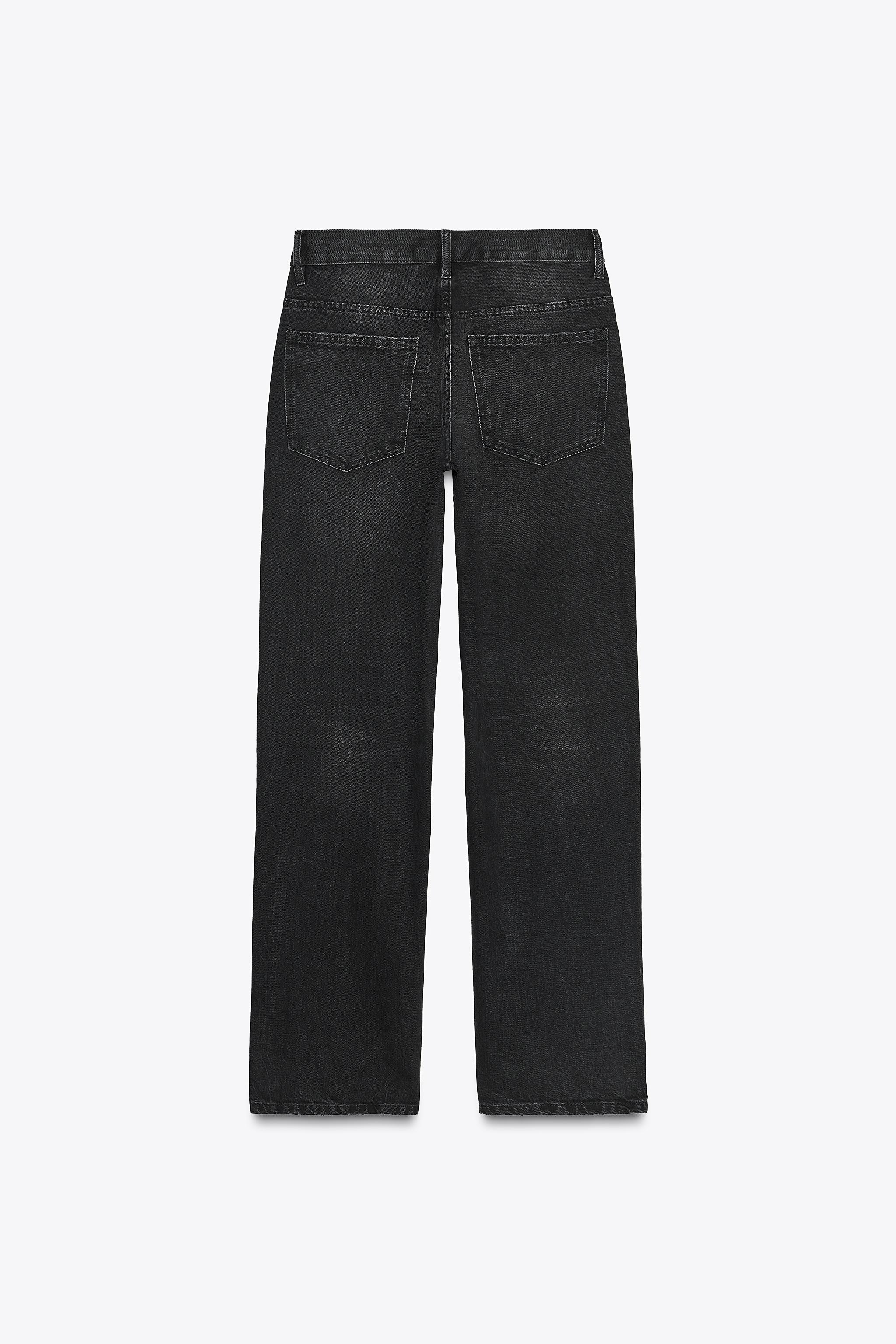 ZARA TRF プリーツ入りローライズジーンズ ZARA TRF プリーツ入りローライズジーンズ - メルカリ