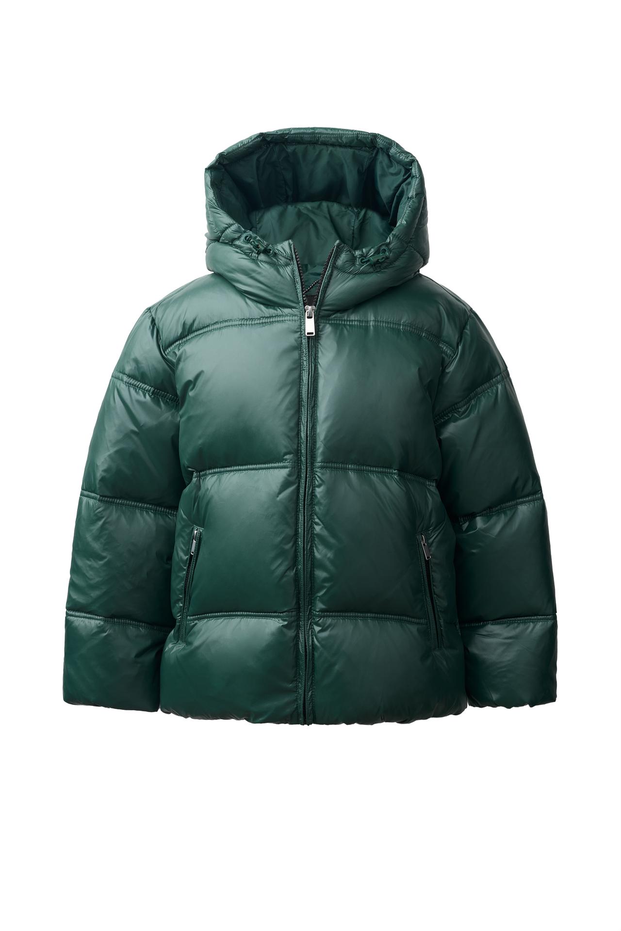 50% FEATHER AND 50% DOWN WATER-REPELLENT SHINY DOWN JACKET