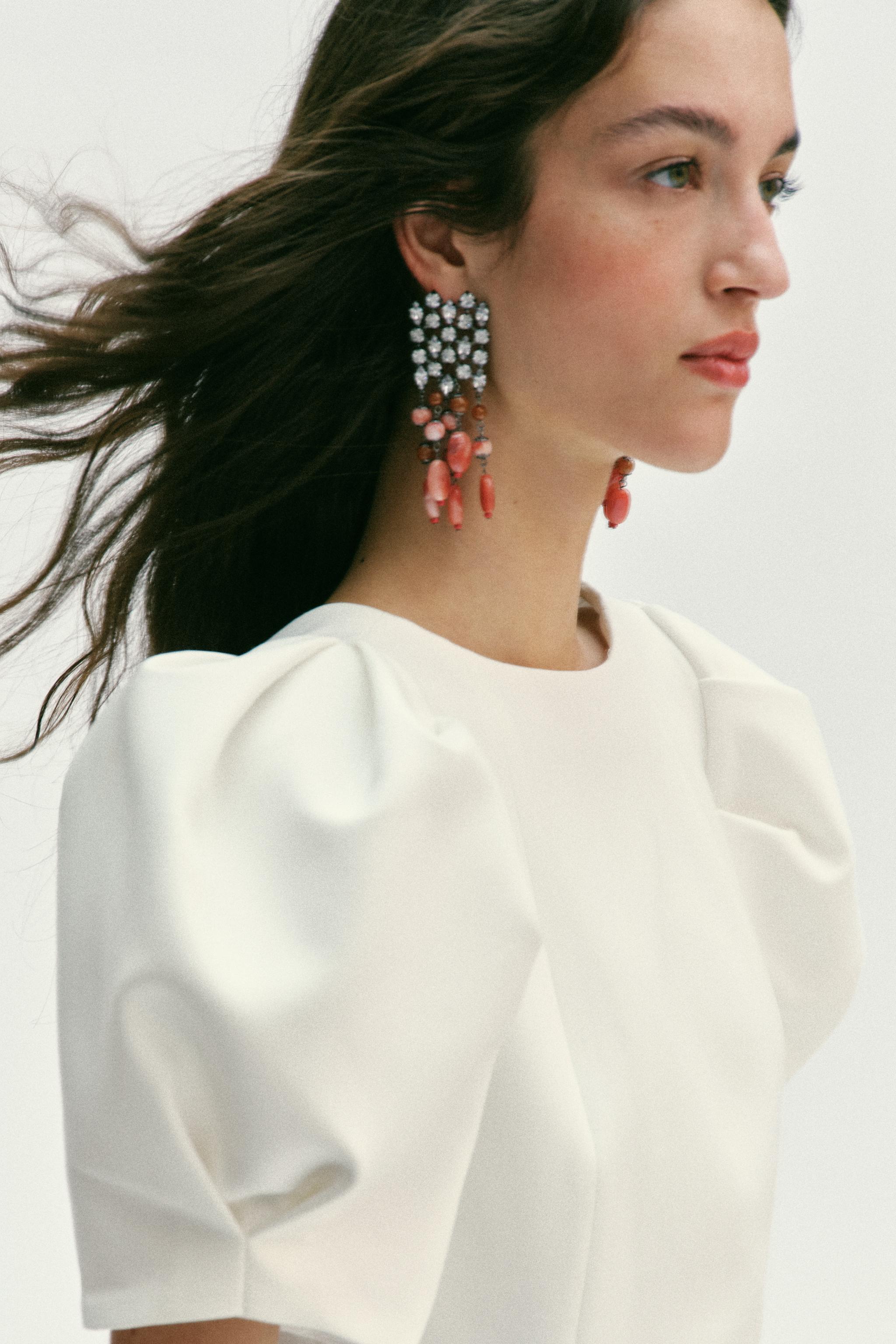 BOUCLES D'OREILLES CASCADE BIJOUX PIERRES