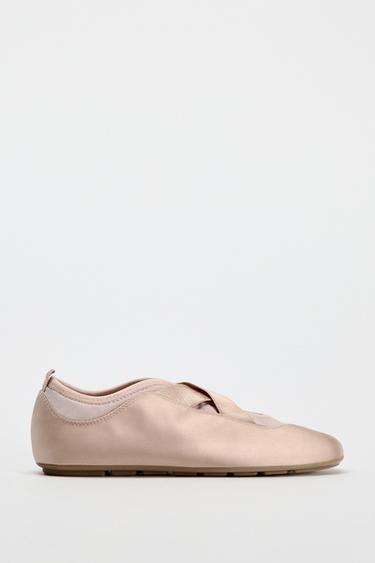 Zaras SPORTIGA BALLERINASKOR - Rosa
