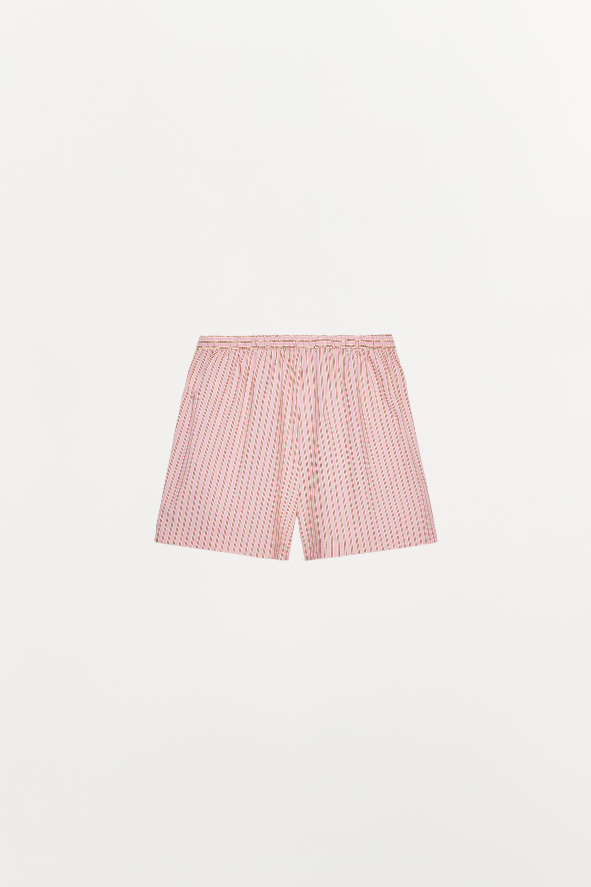 えりっこ STRIPED SHORTS WITH COTTON - Pink | ZARA United States