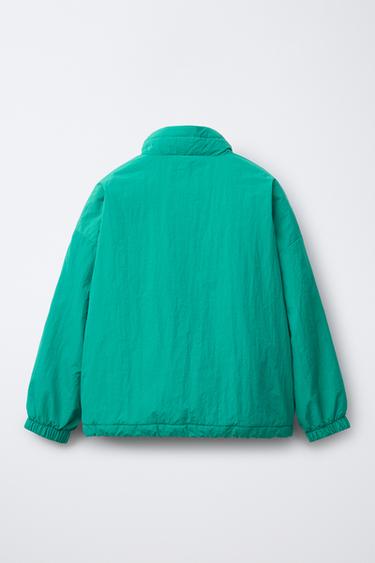 TECHNICAL KANGAROO HOODIE - Green by Zara - Image 1