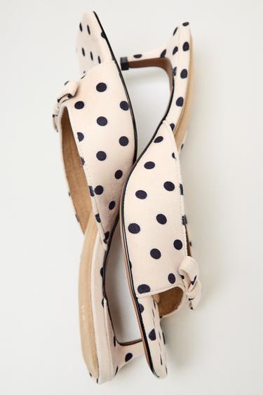 POLKA DOT MULE WITH BOW - Multicoloured by Zara