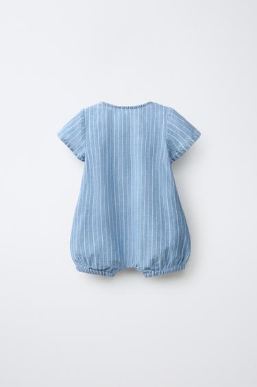 BODY À RAYURES - Bleu moyen de Zara - Image 1