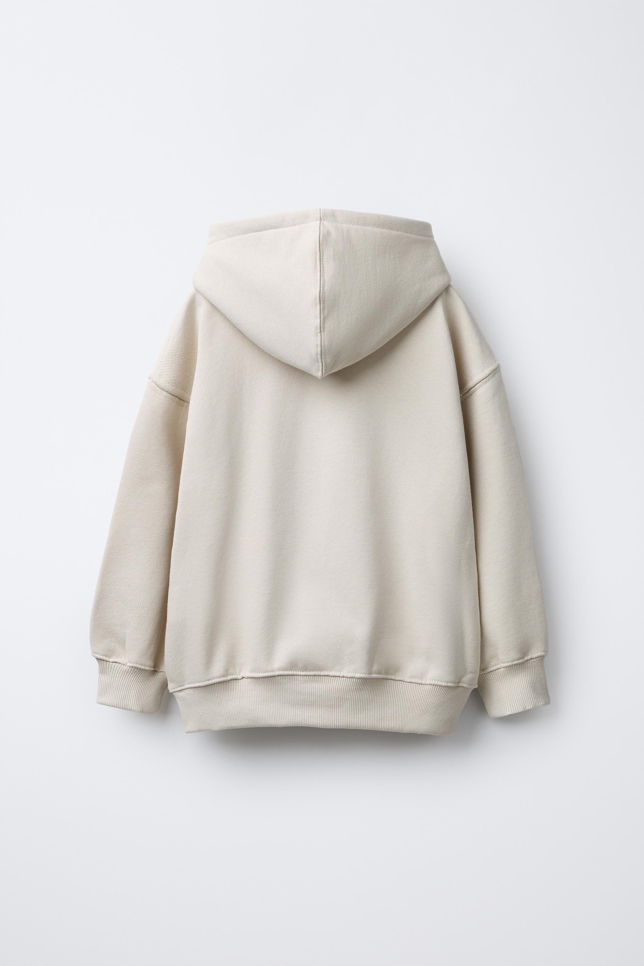 VARSITY HOODIE - Ecru | ZARA Georgia