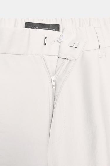 FLOWING PLEATED TROUSERS - Light grey by Zara - Image 4