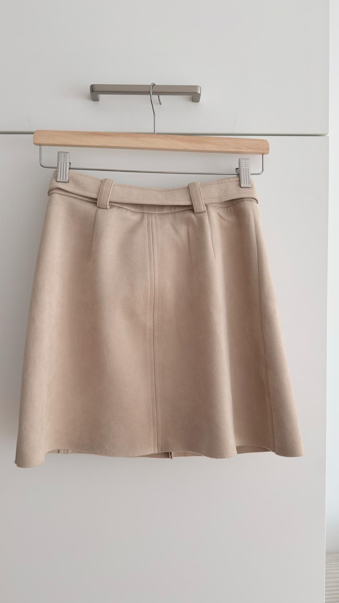 FAUX-SUEDE MINI SKIRT - Image 4