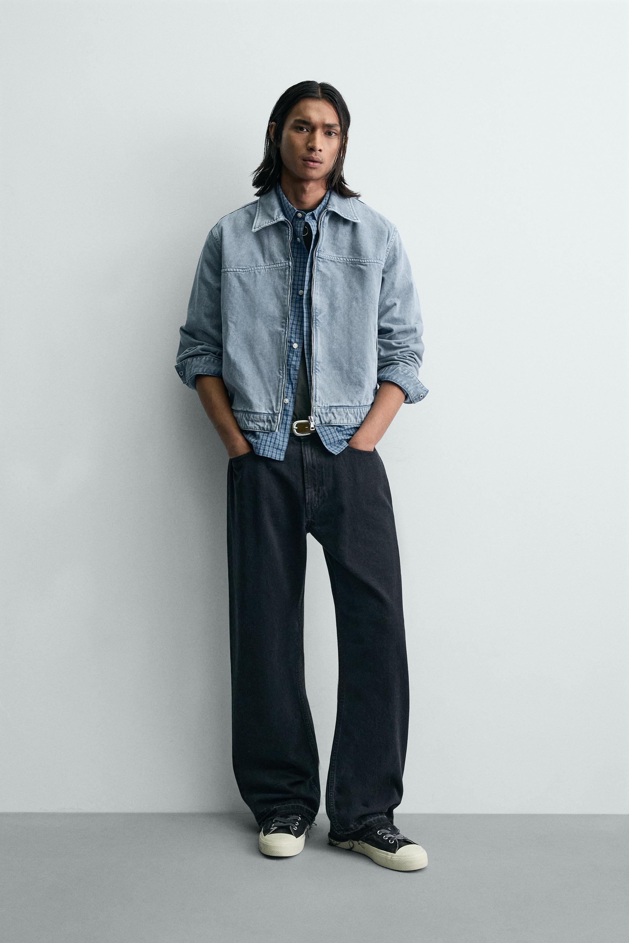 BLOUSON STRUCTURÉ DÉLAVÉ