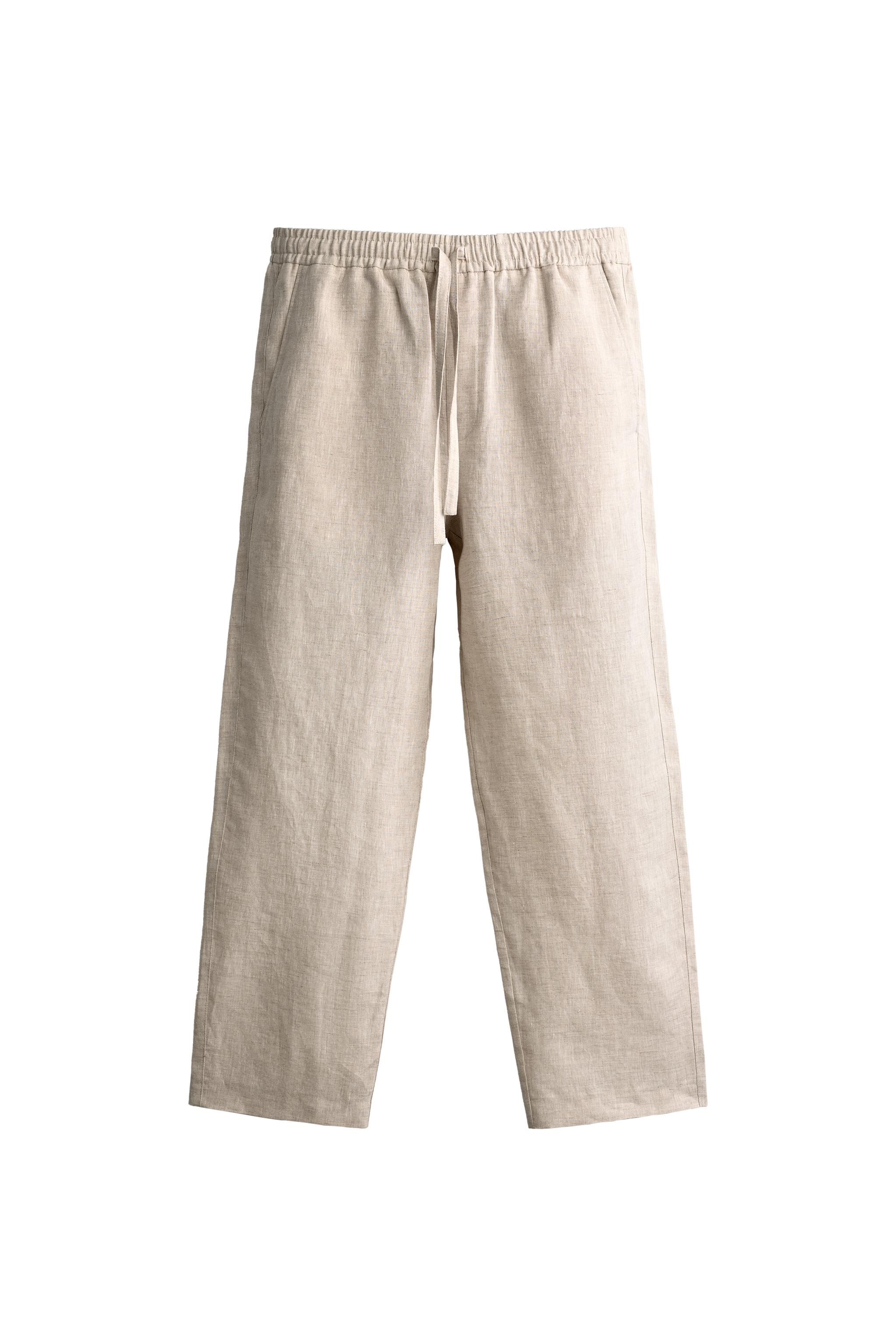 PANTALÓN RELAXED FIT 100% LINO