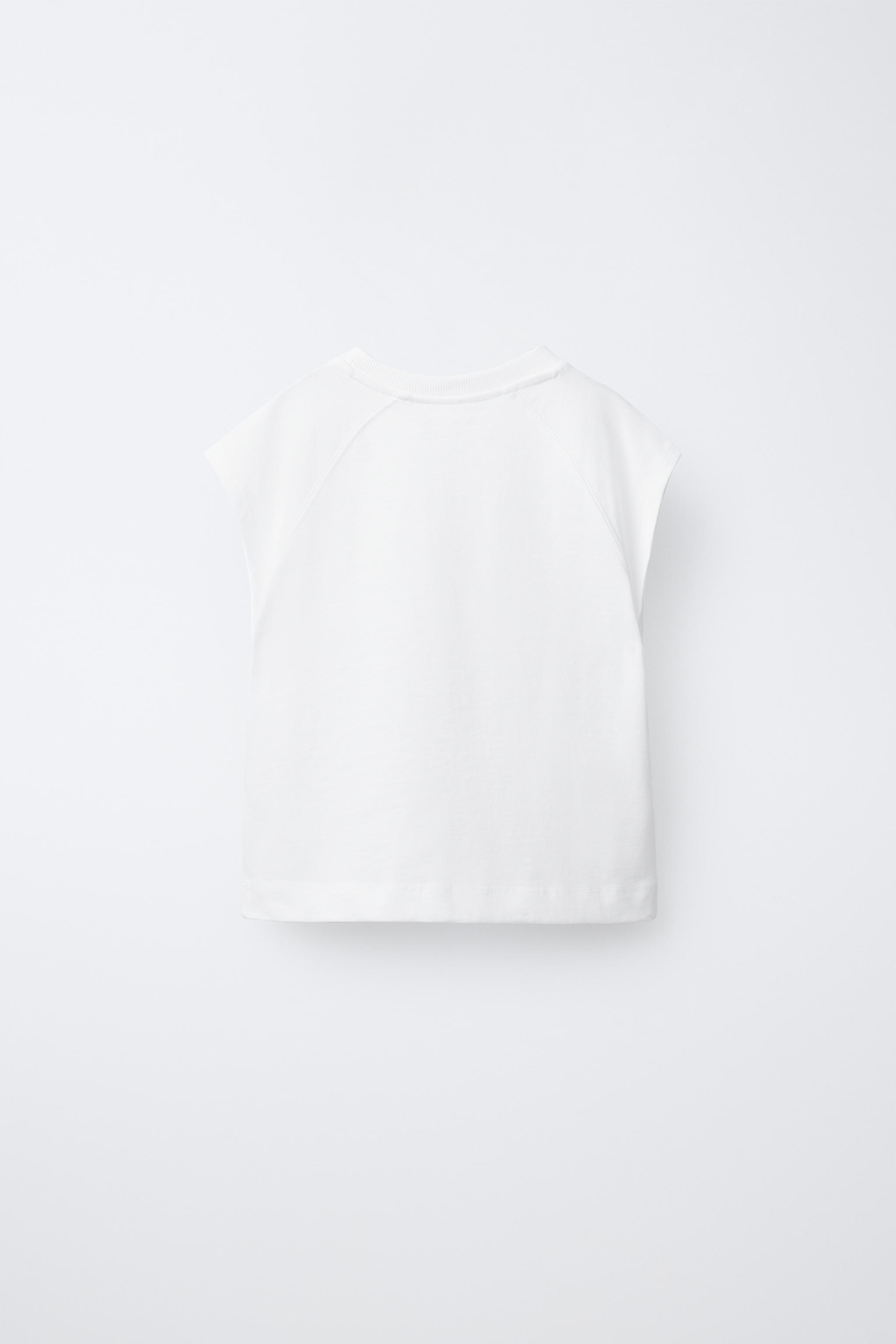 T-SHIRT UNI À MANCHES RAGLAN