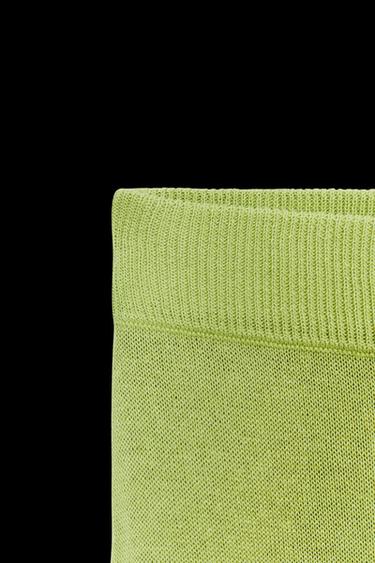 Zara KNIT MIDI SKIRT - Green