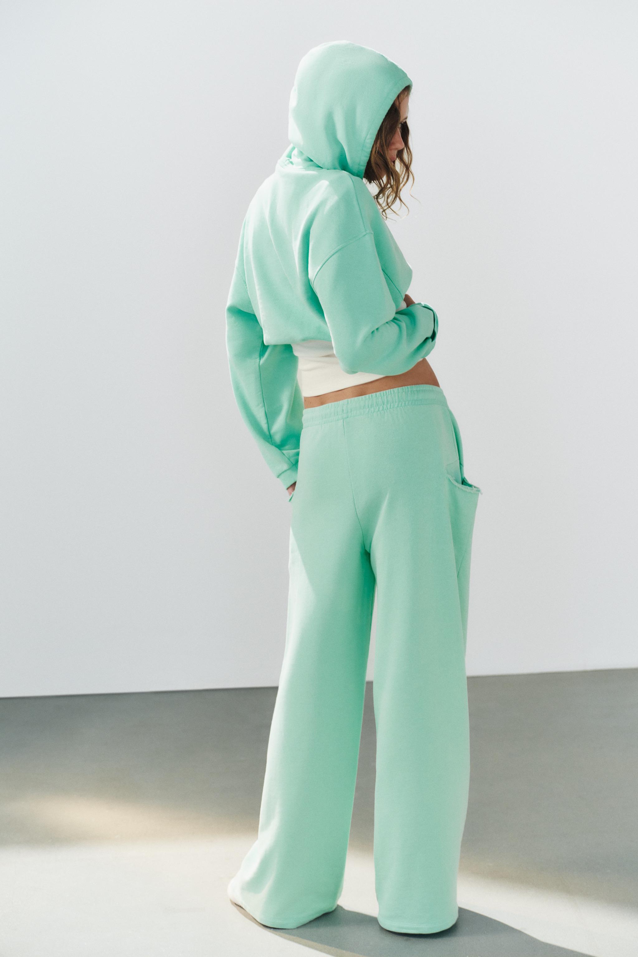 NEON WIDE-LEG TROUSERS
