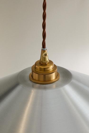 ALUMINIUM CEILING LAMP - Anthracite grey by Zara - Image 3