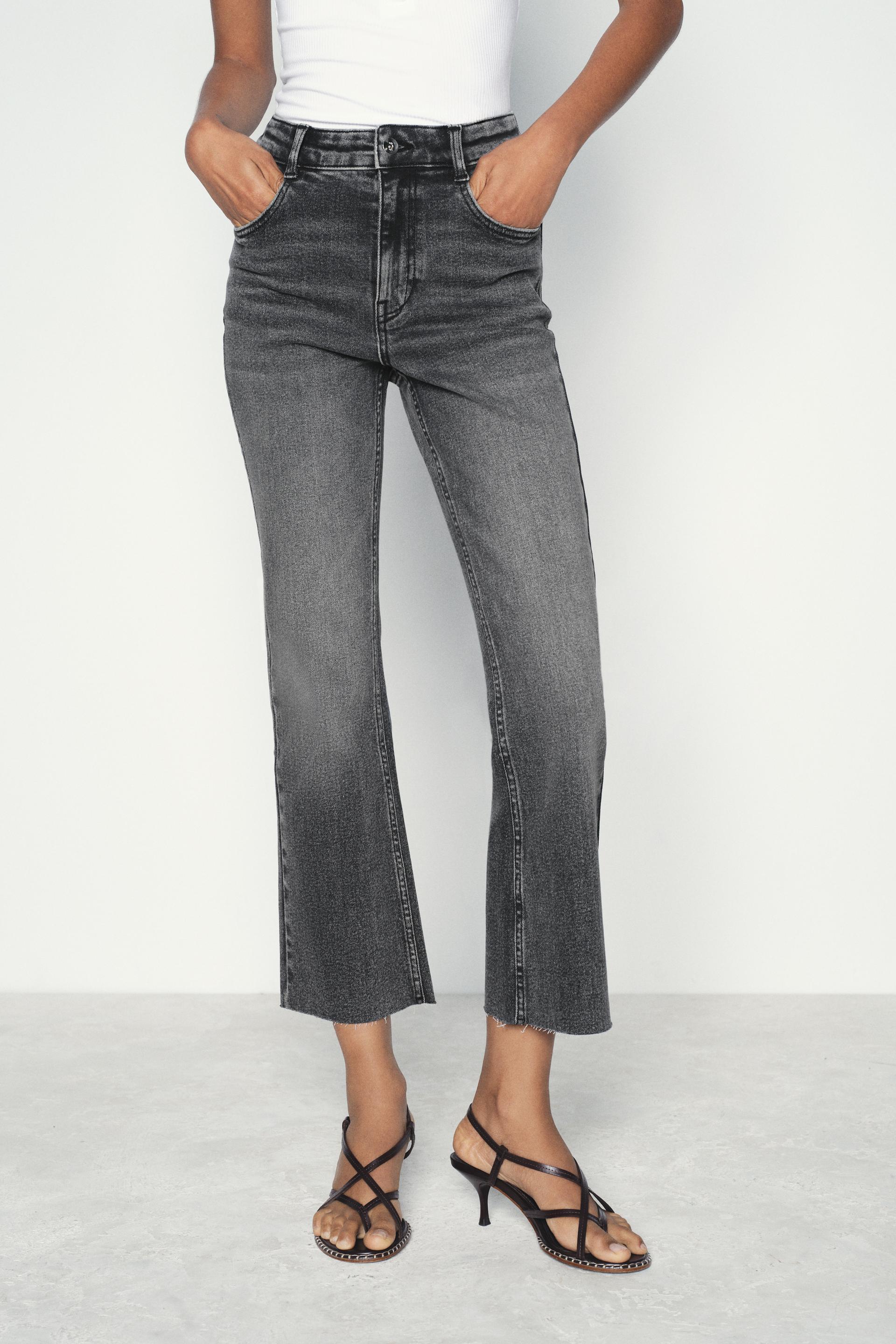 Jeans shops zara femme taille haute