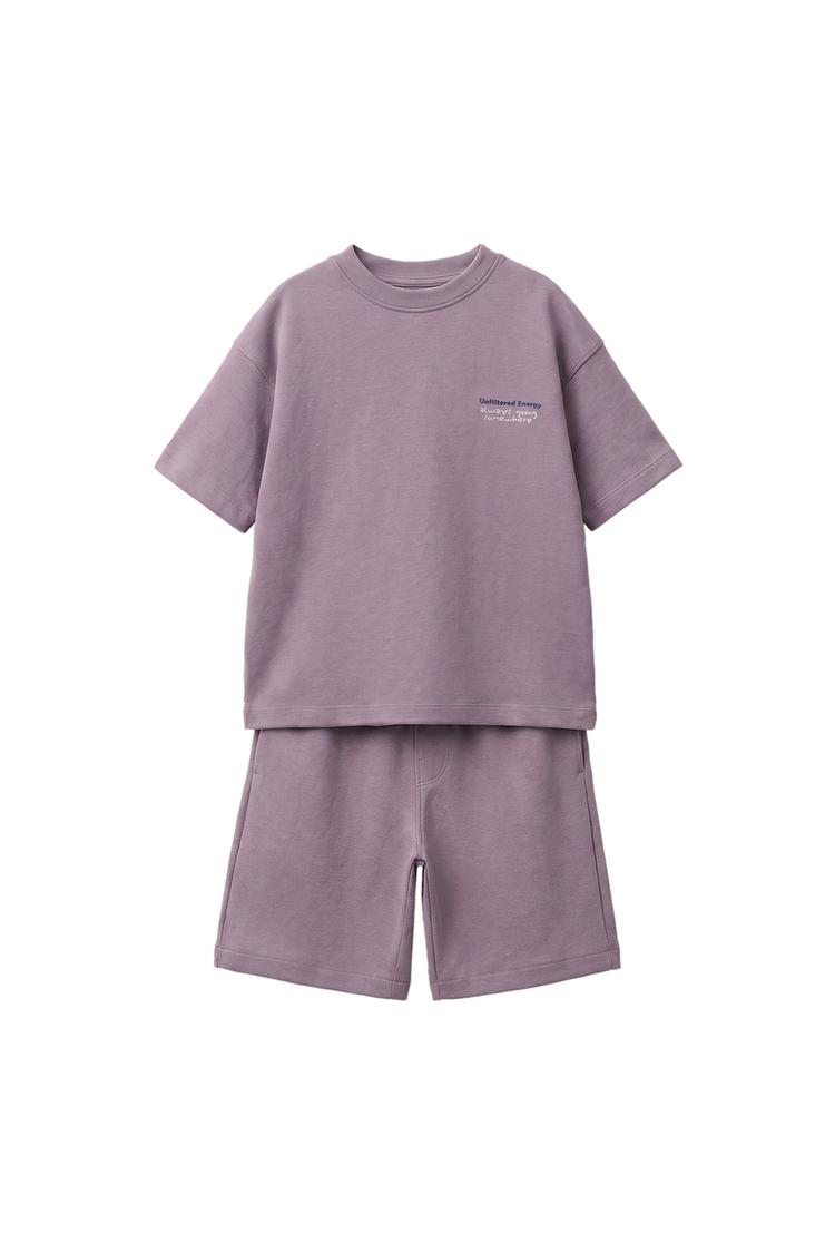 CONJUNTO CAMISETA Y BERMUDA INTERLOCK