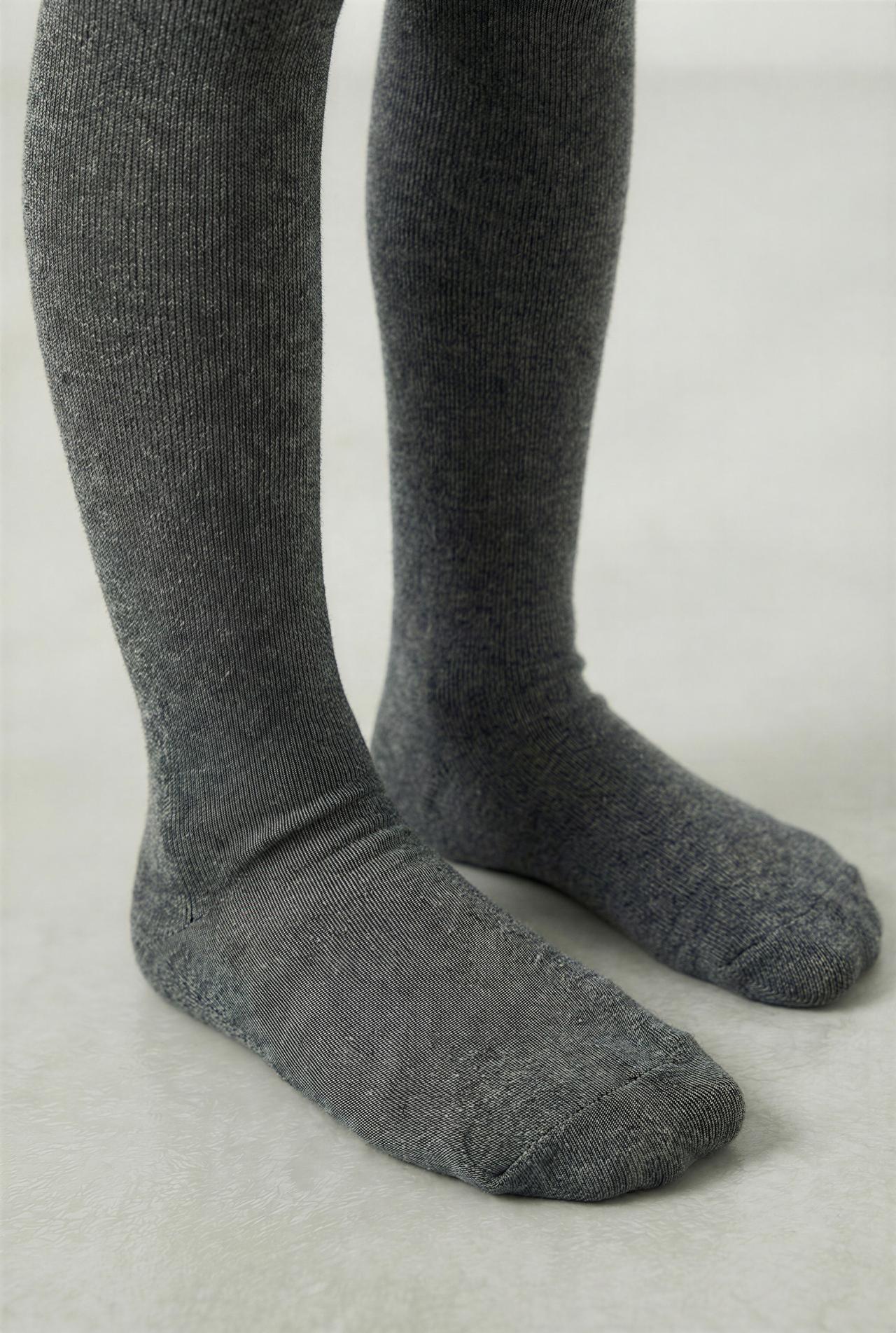 TWO-PACK OF PLAIN TIGHTS — Black