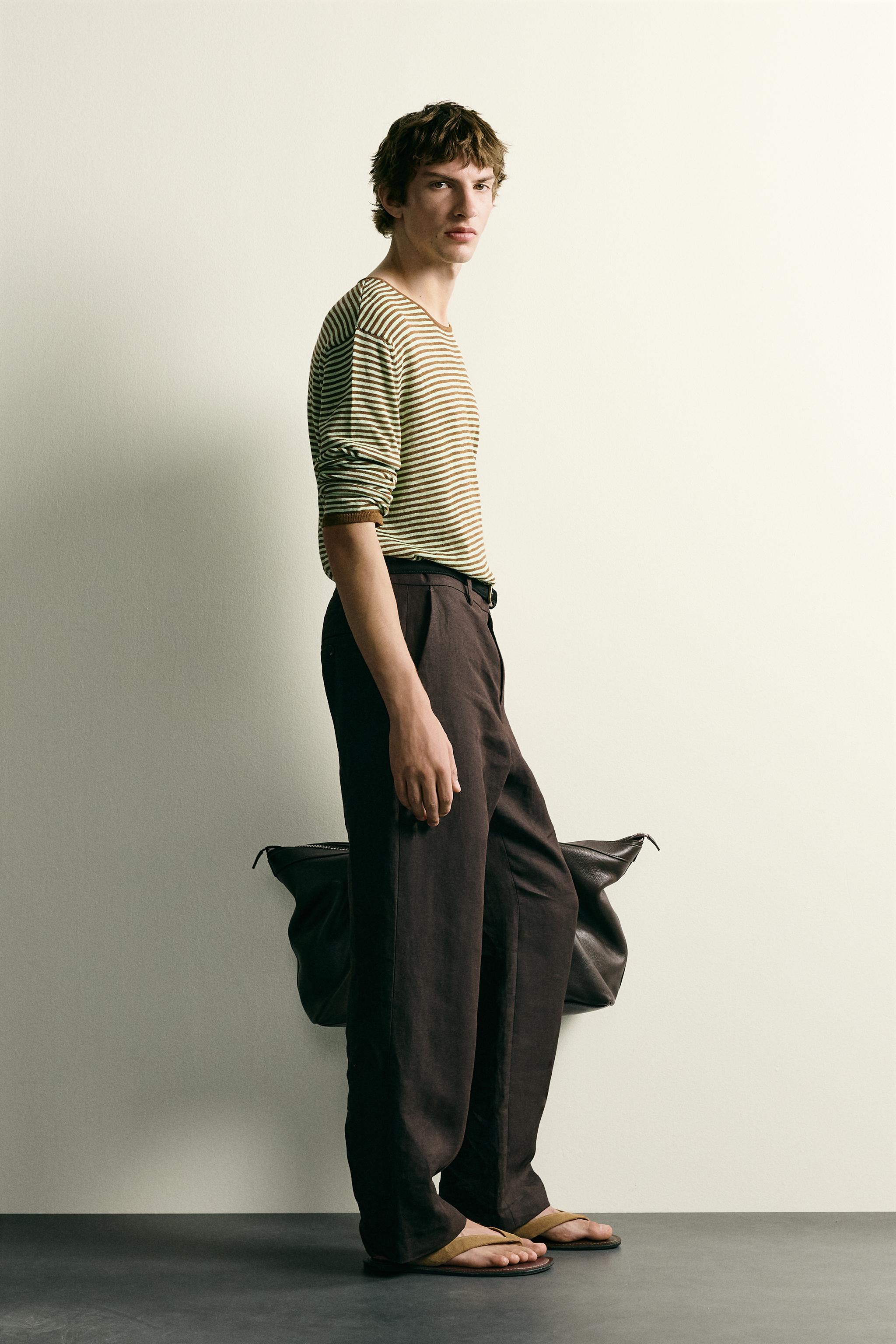 LIGHTWEIGHT STRIPED JACQUARD JUMPER
