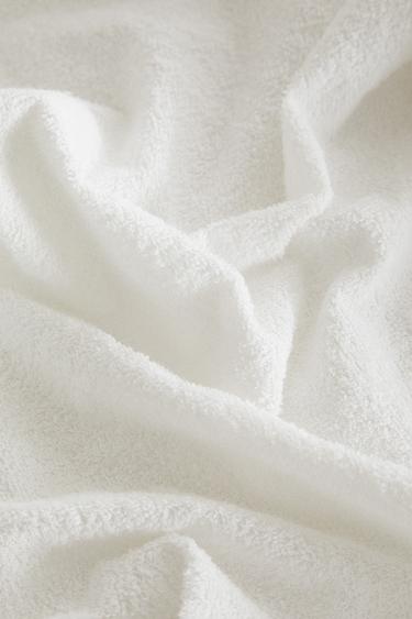 WATERPROOF COTTON TERRY MATTRESS PROTECTOR - White by Zara - Image 3