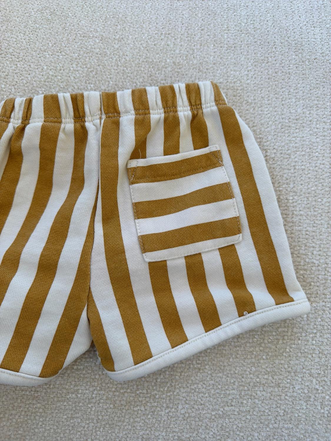 TWO-PACK OF STRIPED AND PLAIN BERMUDA SHORTS - Image 6