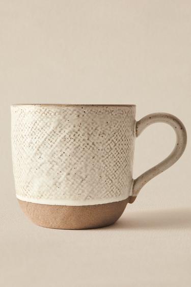 MUG WITH RAISED DESIGN - Oyster-white by Zara - Image 5