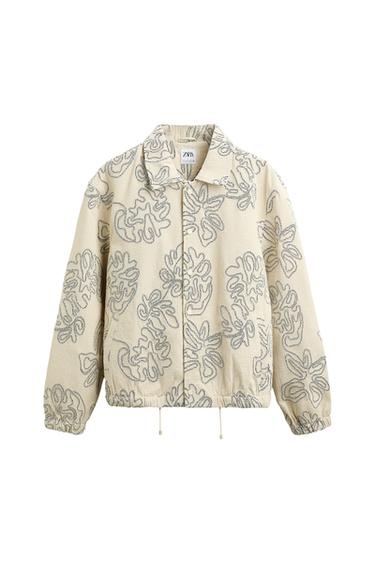 FLORAL EMBROIDERED JACKET