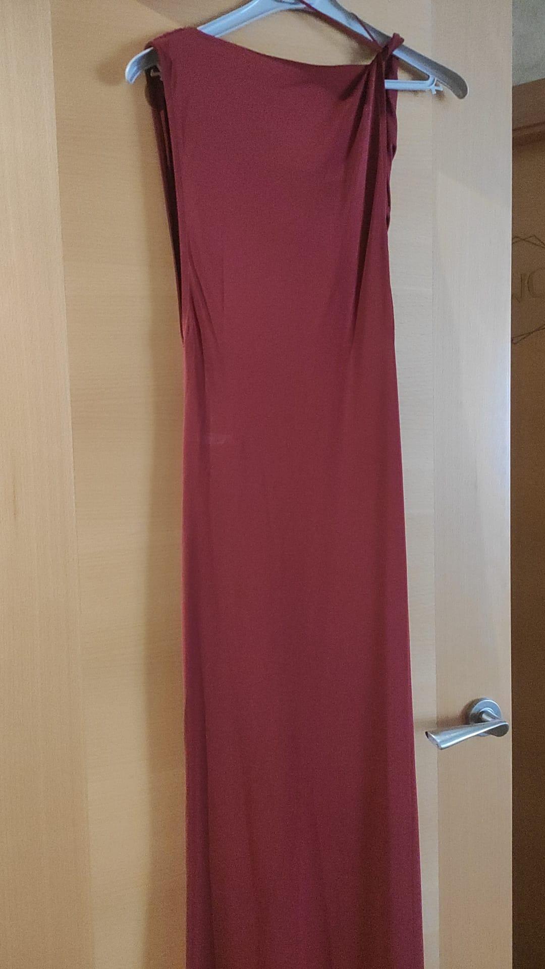 LONG DRAPED DRESS - Image 2