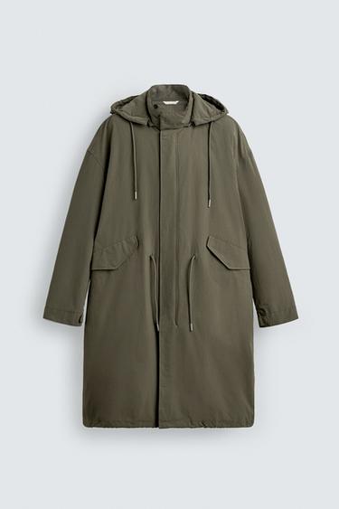 2-IN-1 DETACHABLE PARKA - Khaki by Zara - Image 10