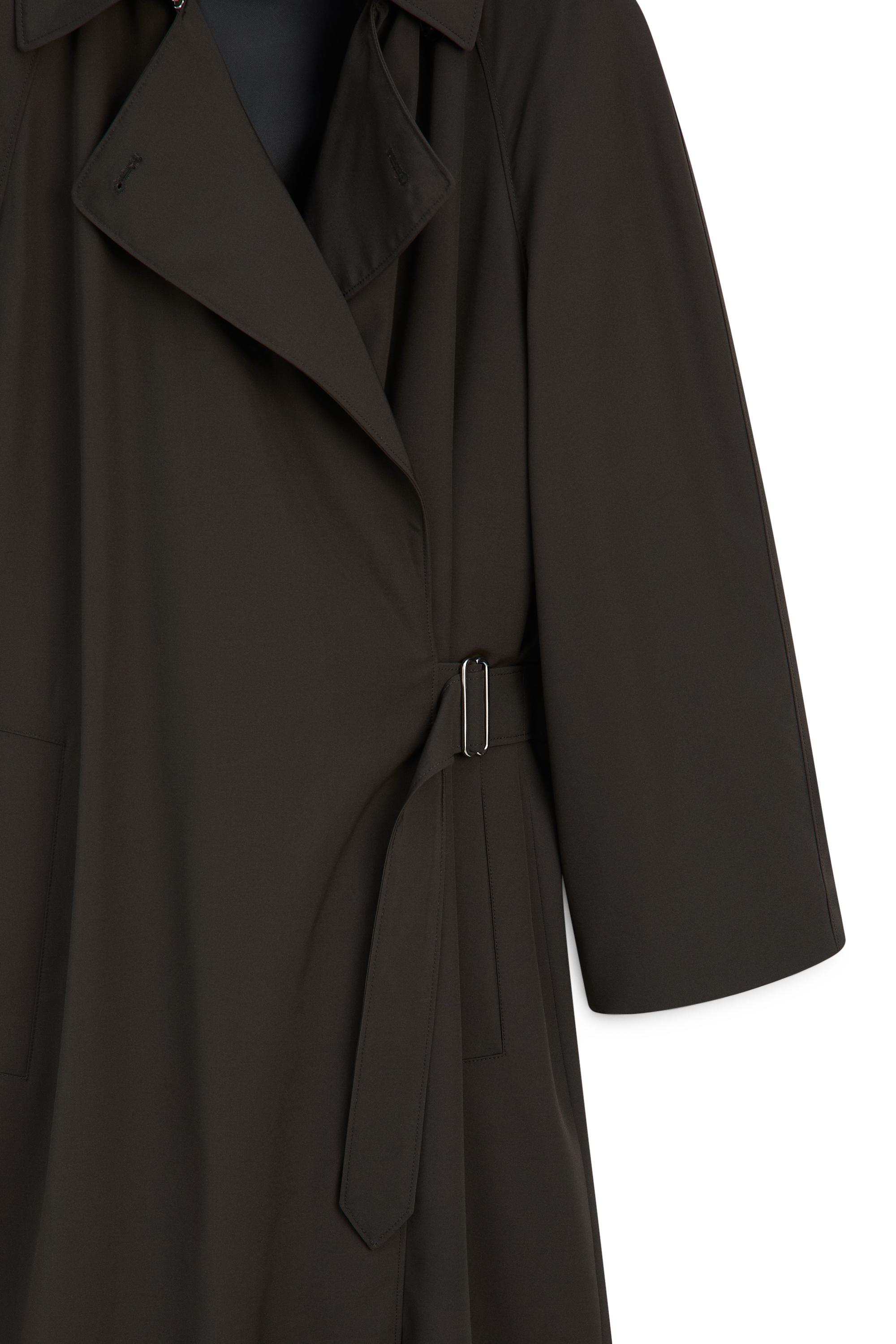 Fluid trench coat with lapel detail - LIMITED EDITION
