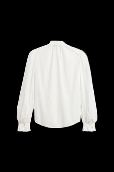 LIMITED EDITION PLEATED SHIRT - White by Zara