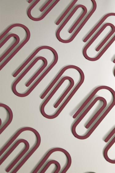 CLIPS MÉTAL (LOT DE 30) - Bordeaux de Zara - Image 2