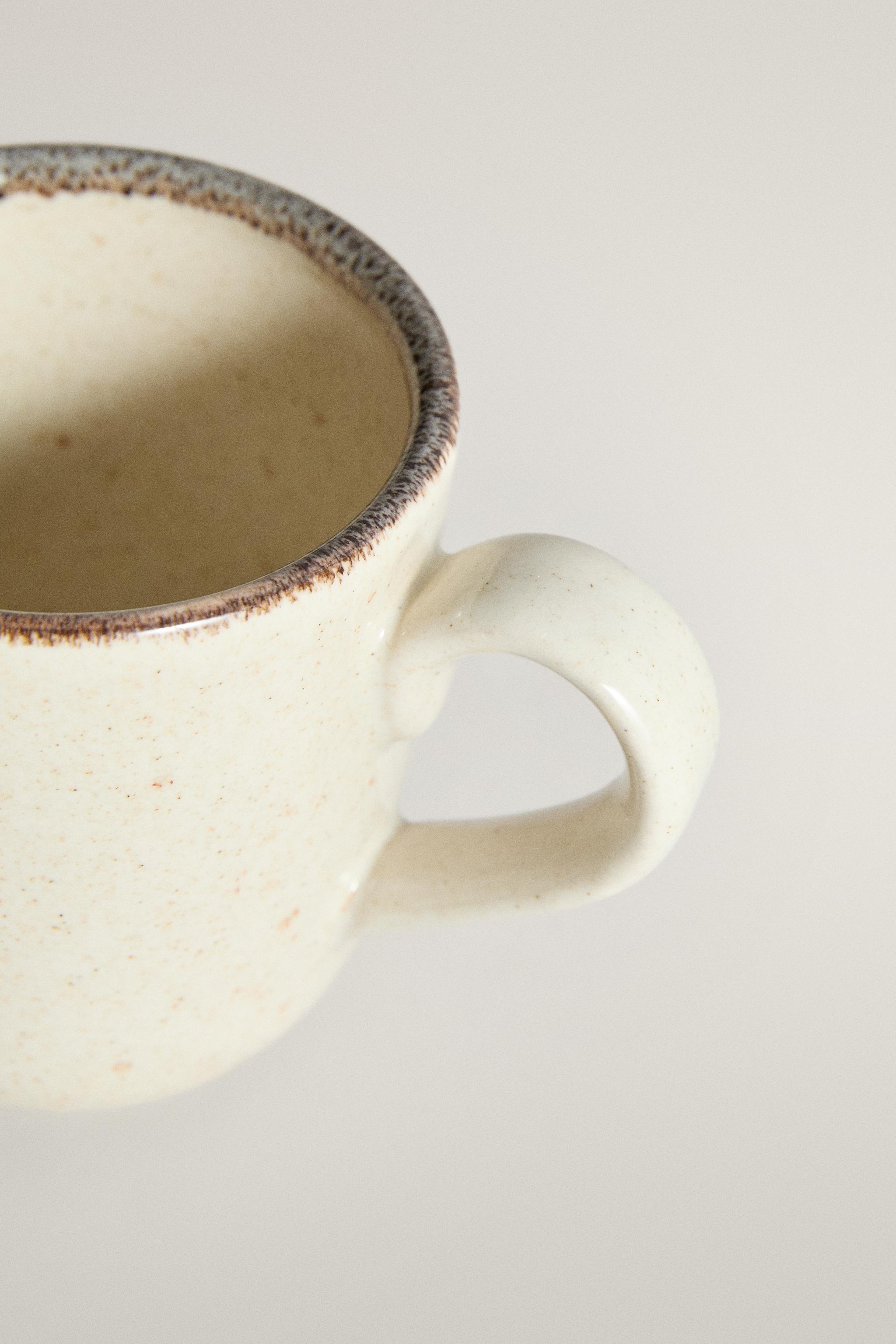 STONEWARE COFFEE CUP