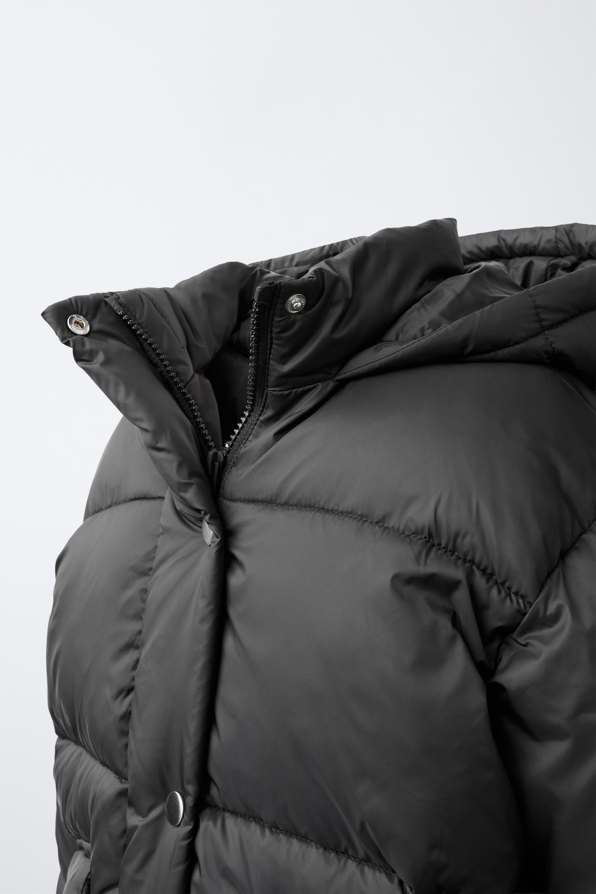 WATER-REPELLENT HOODIE PADDED JACKET