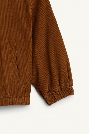 CORDUROY BOMBER JACKET LIMITED EDITION - Brown by Zara - Image 5