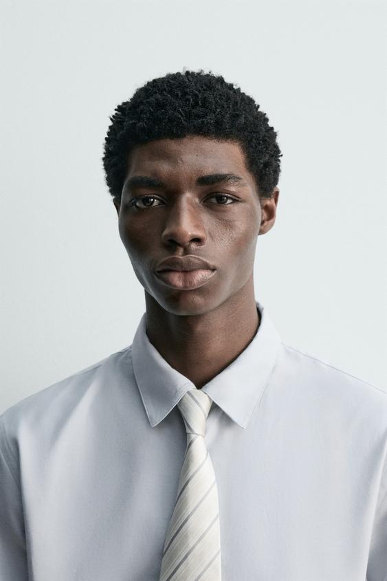 100% SILK STRIPED TIE