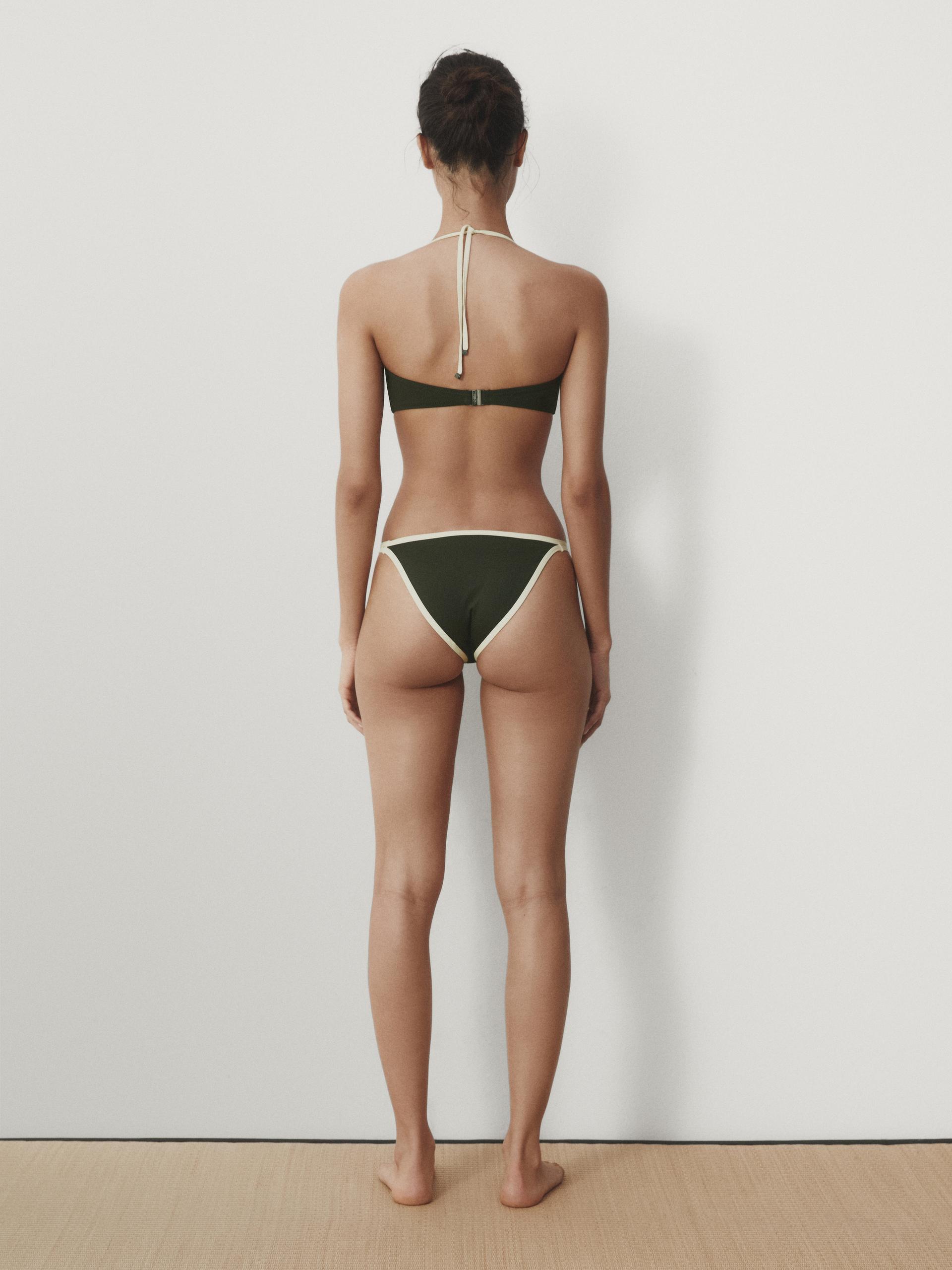 Shape Bright Green Super High Waist Bikini Bottom