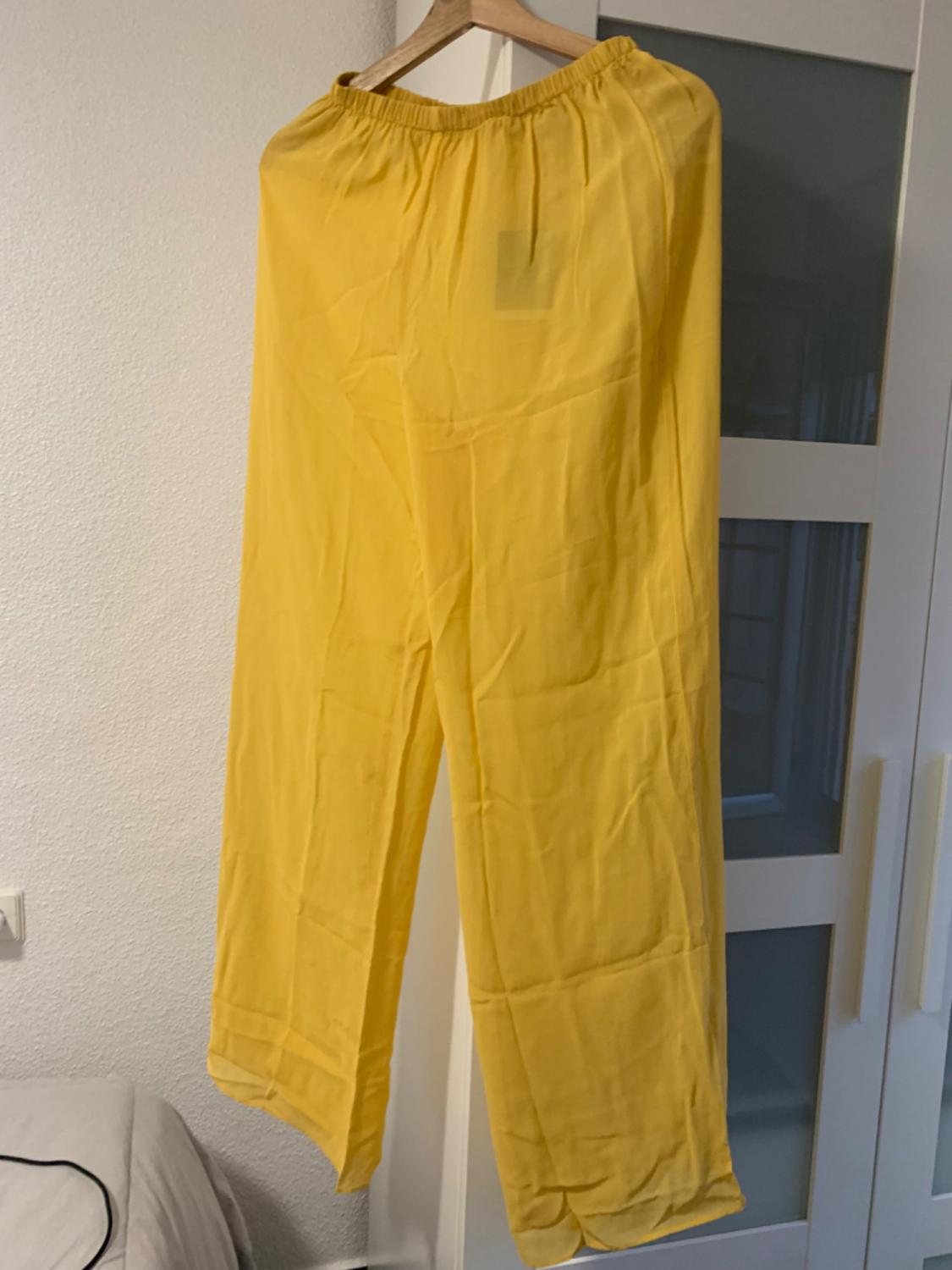 FLOWING CREPE TROUSERS