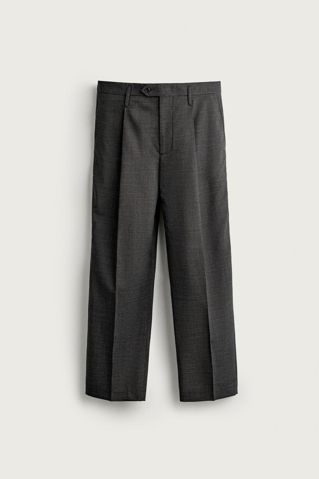 MANTECO® 100% WOOL PLEATED TROUSERS