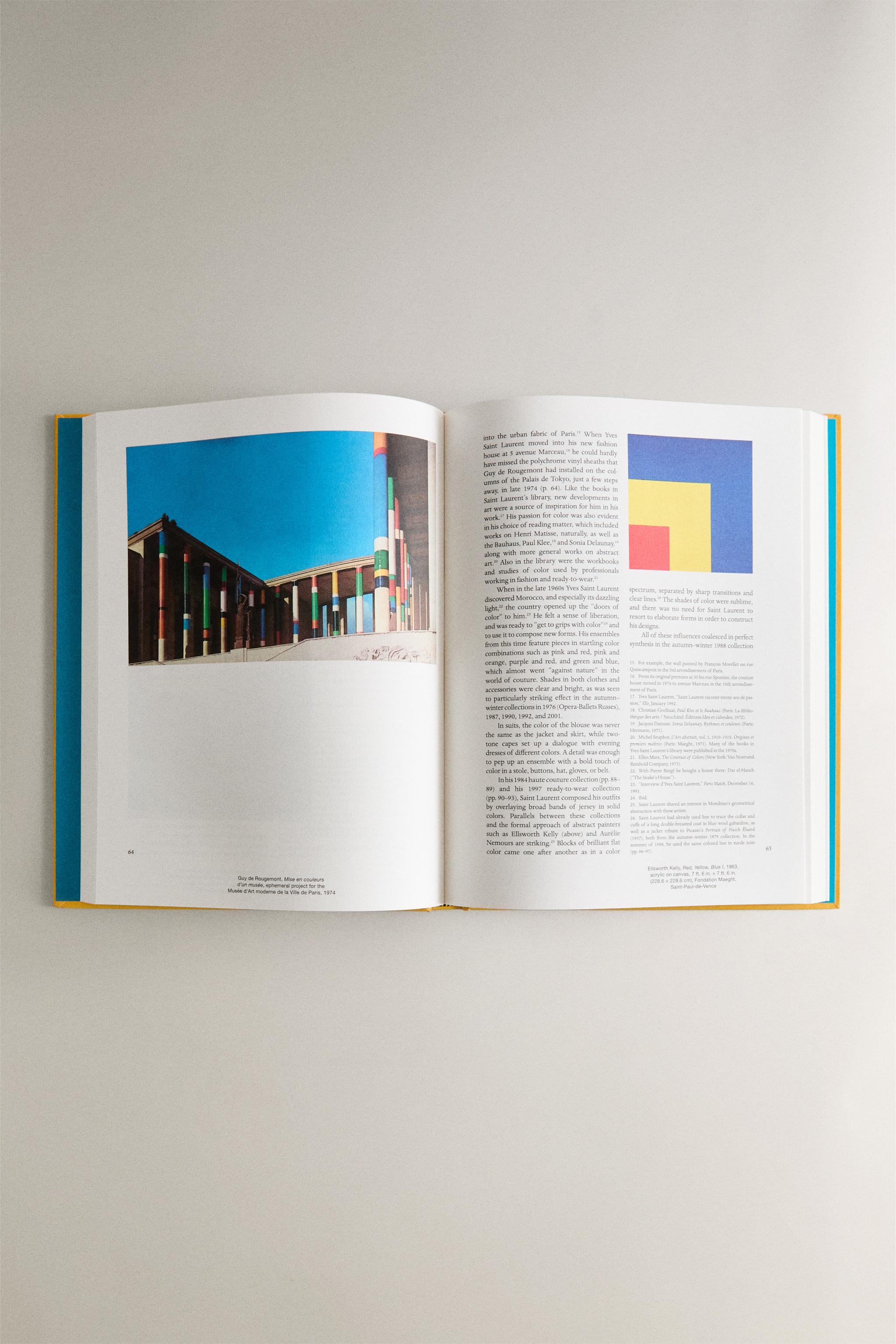 YVES SAINT LAURENT FORM AND FASHION BOOK - Yellow | ZARA