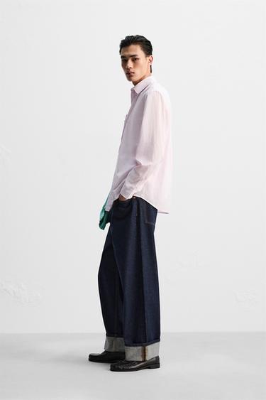 COTTON VOILE SHIRT - Mauve by Zara - Image 3