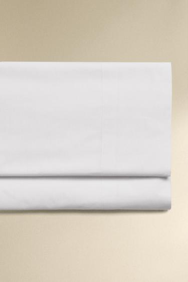 Zaras ÖVERLAKAN I BOMULLSPERKALE (TRÅDTÄTHET PÅ 200) - Vit